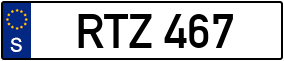 Truck License Plate